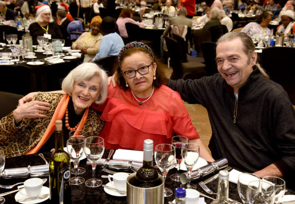 People enjoying last year's Christmas lunch