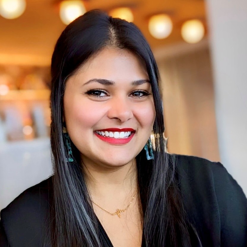 Image shows Karissa Patel, an art psychotherapist