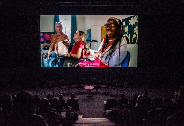 One of the films being shown in the cinema